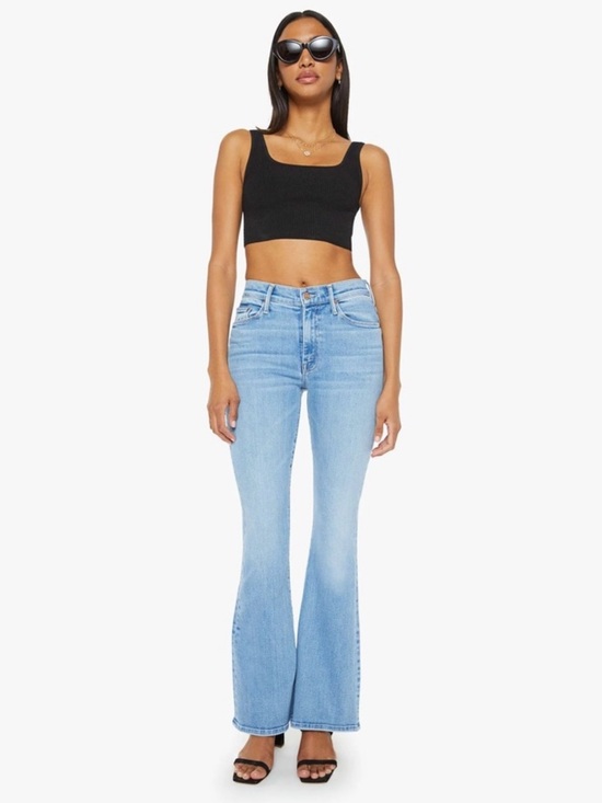 MOTHER Denim - MOTHER The Weekender Flare Jeans in Blessing in Disguise